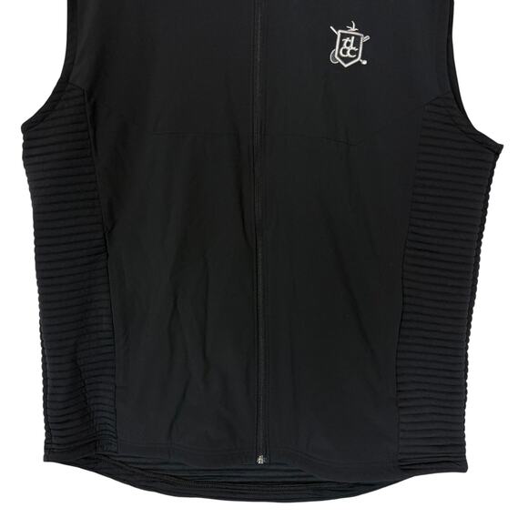 Under Armour Storm Golf Vest Mens M Black Tippecanoe Lake Golf Club Full Zip - Picture 6 of 13